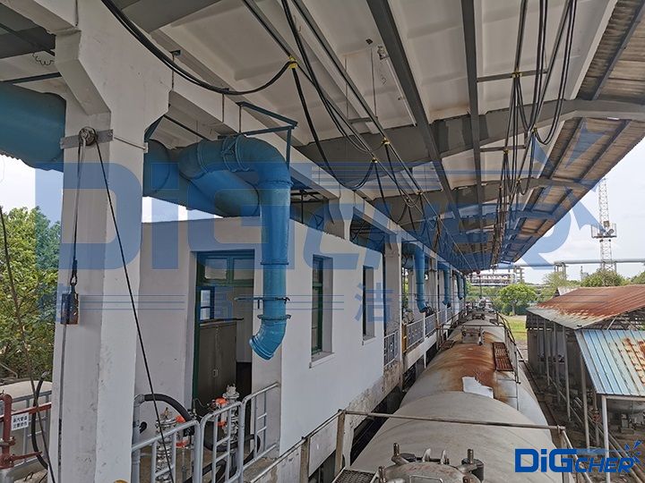 自動(dòng)化高壓水鐵路罐車洗罐站